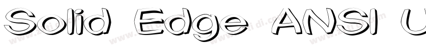 Solid Edge ANSI Uni字体转换